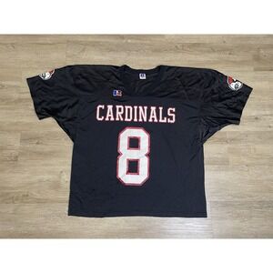 Vintage Russell Athletic Sz XL CARDINALS Black Football Jersey Authentic USA
